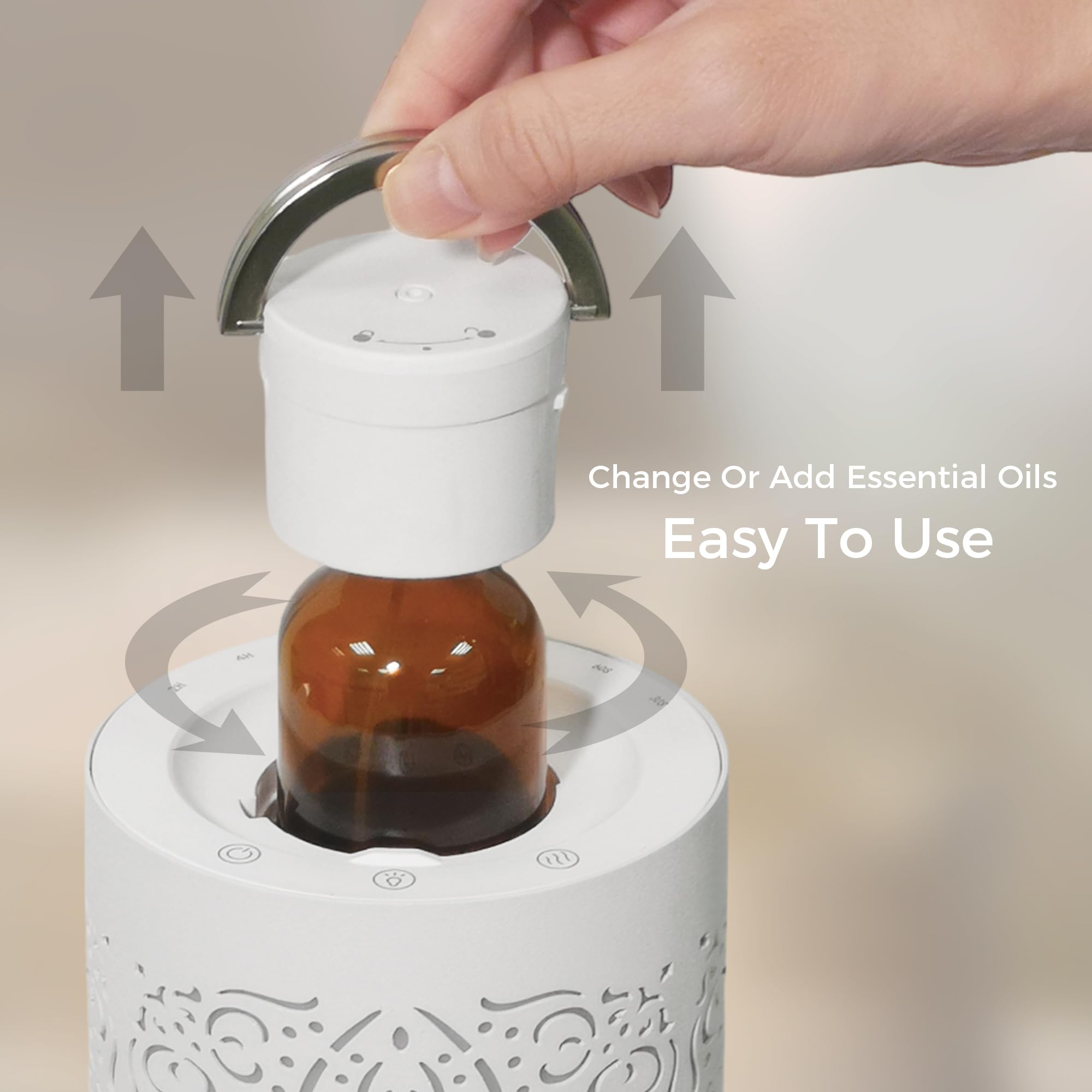 Diffuser placed in versatile spaces: studio, home, and office