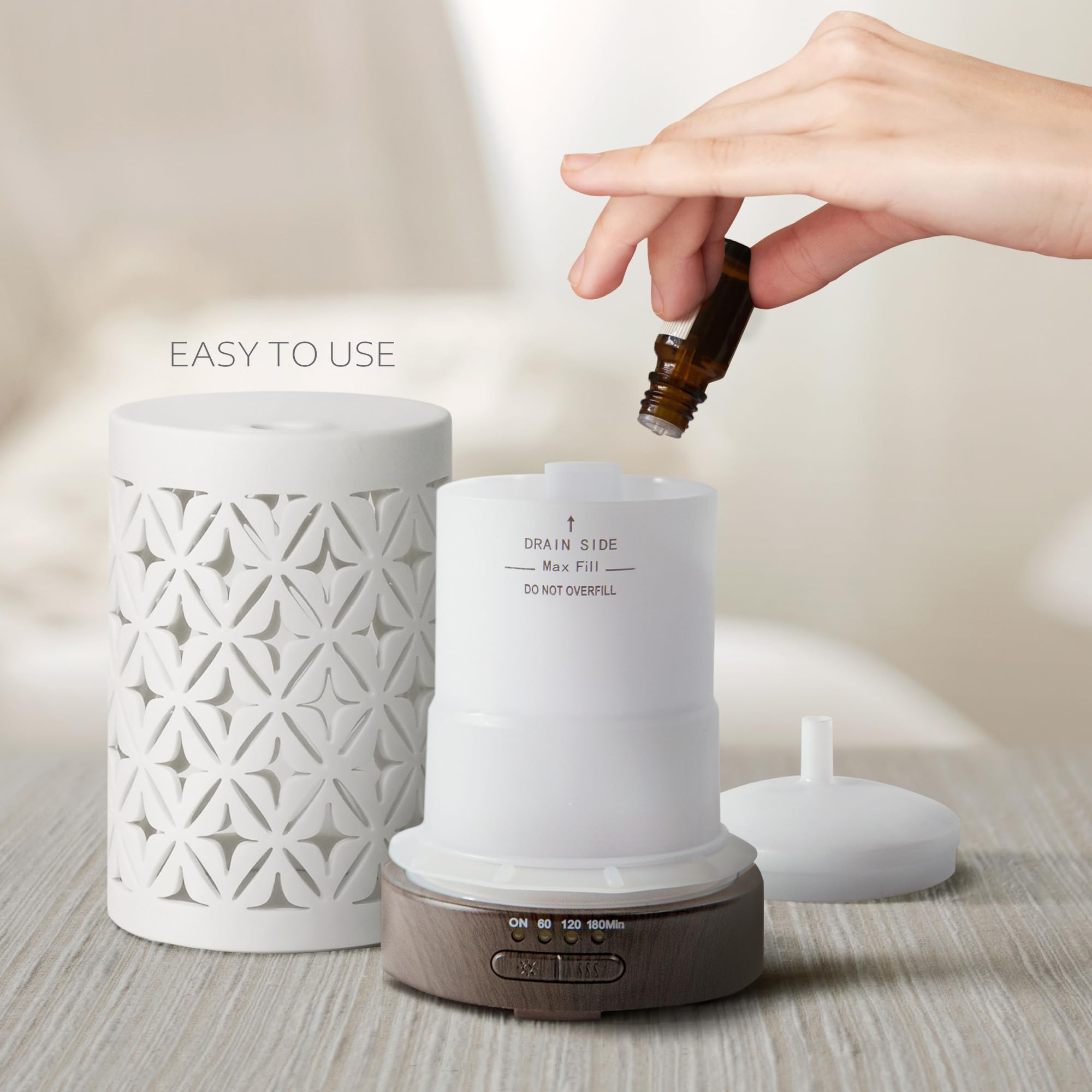 Gift-ready packaging for Earnest Living essential oil diffuser