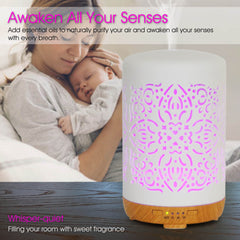 Diffuser in use for relaxation and aromatherapy