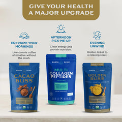 Gluten-free and keto-friendly label on Earth Echo collagen