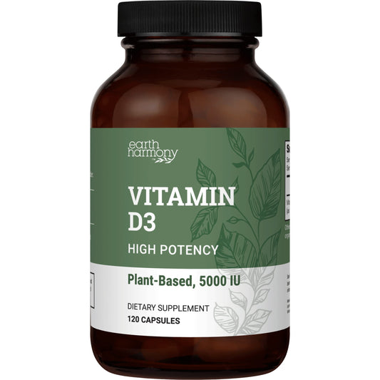 Earth Harmony Naturals Vitamin D3 5000 IU product hero image