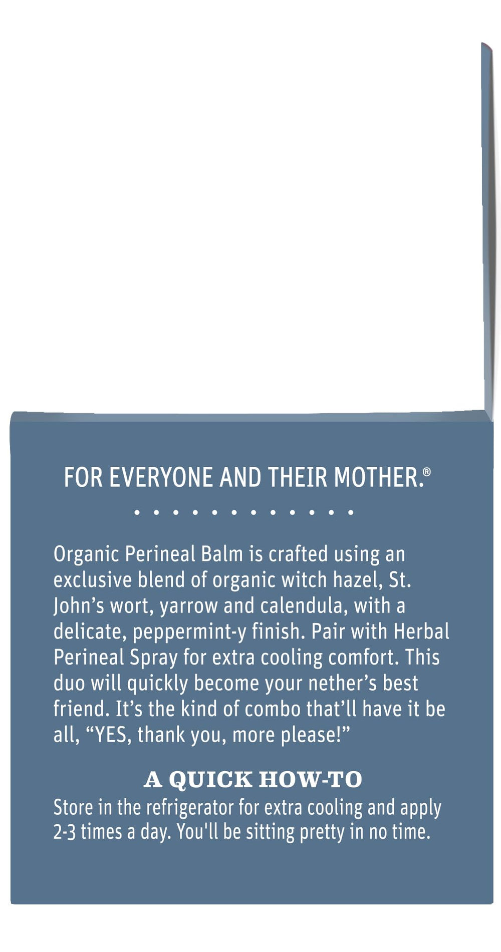 Earth Mama Organic balm certifications hint at organic, cruelty-free production.