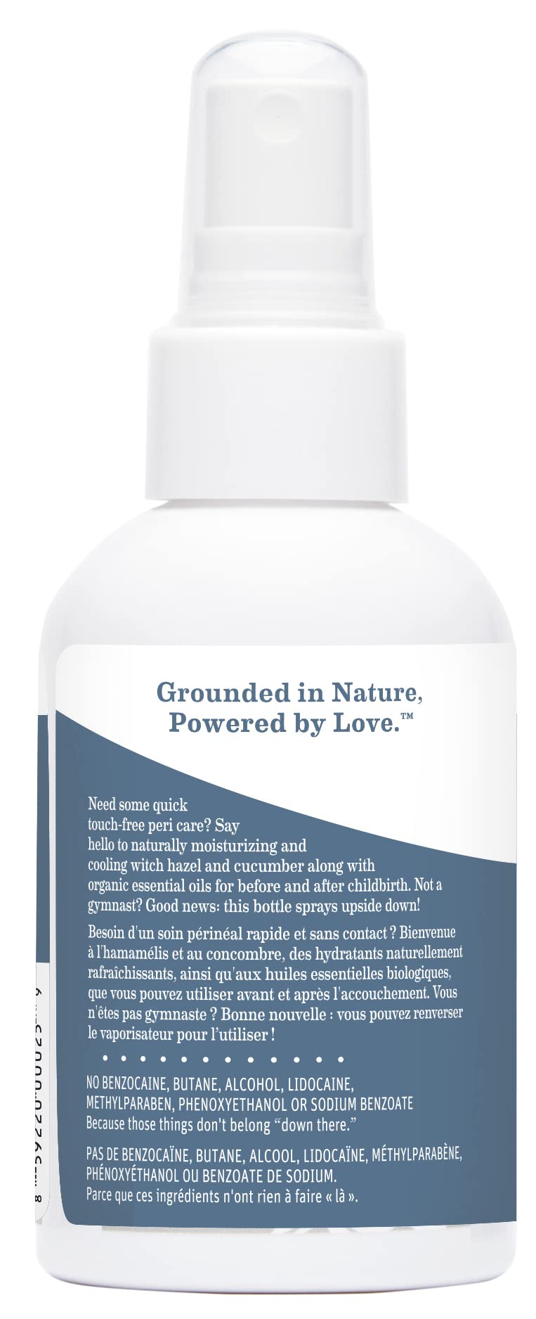 Earth Mama Herbal Perineal Spray hospital bag-ready scene.