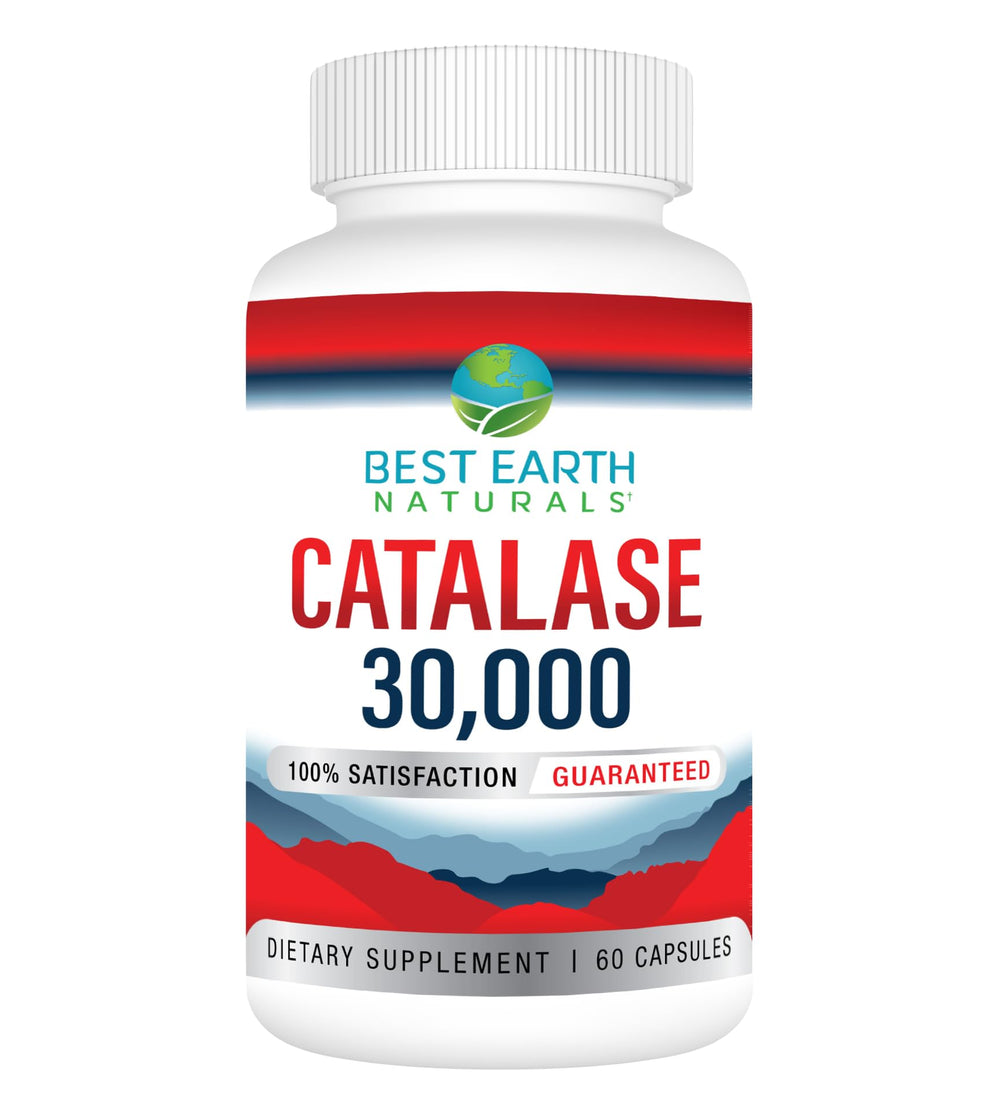 Best Earth Naturals Catalase 30,000 bottle with 60 capsules