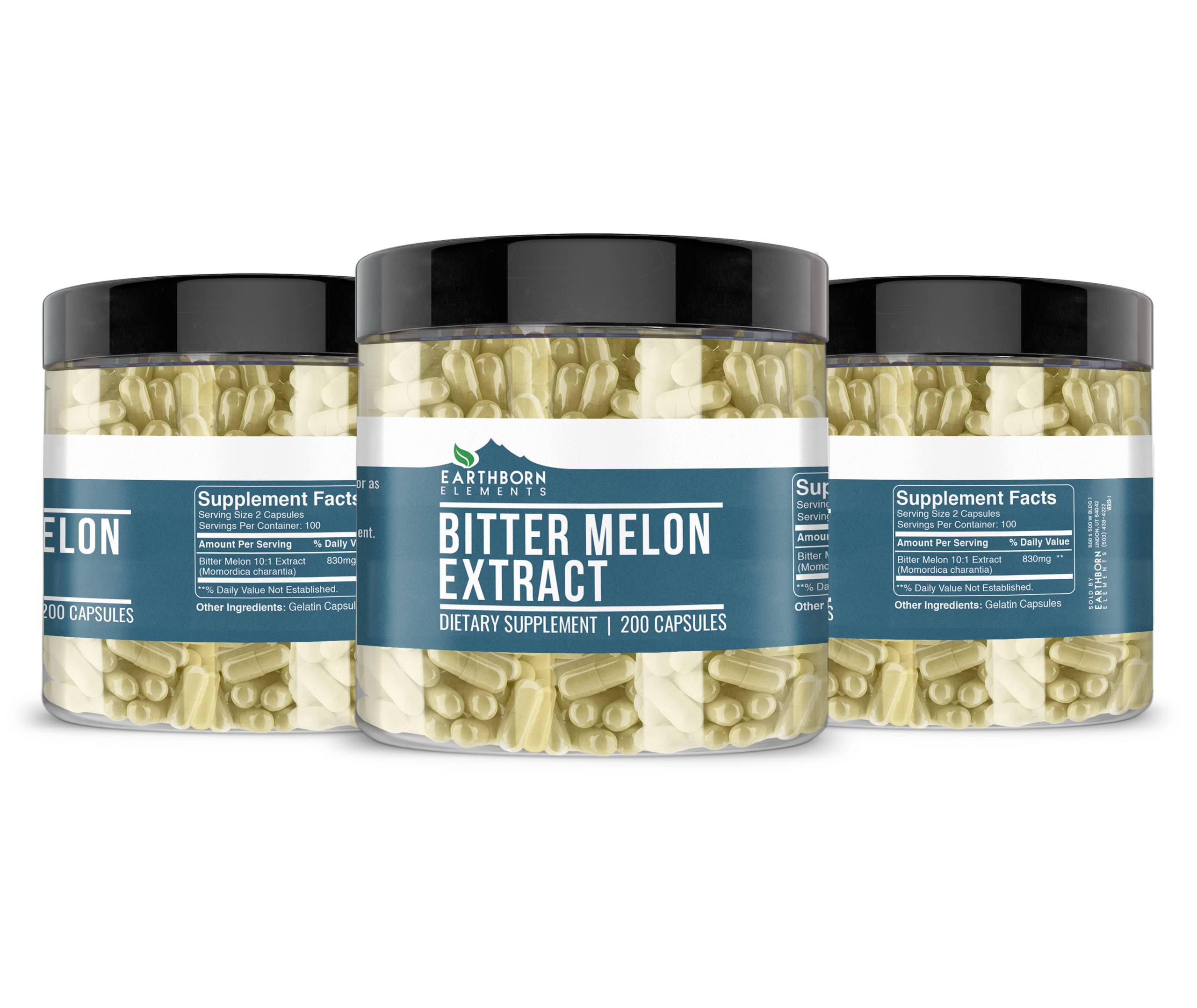 100-day supply of bitter melon capsules for peak health