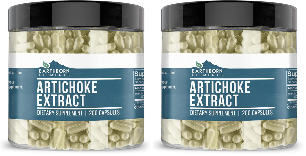 Earthborn Elements Artichoke Extract bottle with 200 capsules