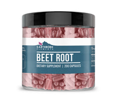 Earthborn Elements Beet Root Capsules bottle front view