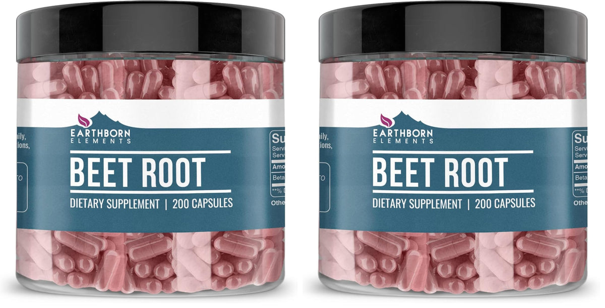 Earthborn Elements Beet Root Capsules Pack 2 hero image