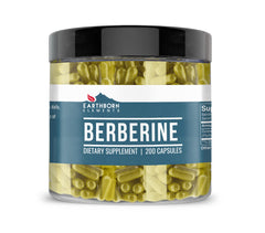 Earthborn Elements Berberine 200 capsules bottle front view