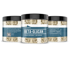 Beta Glucan 200 Capsules label - Earthborn Elements