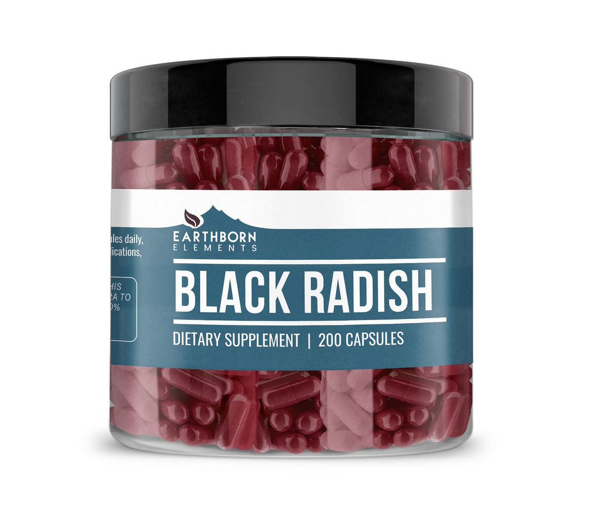 Front view of Earthborn Elements Black Radish Extract bottle