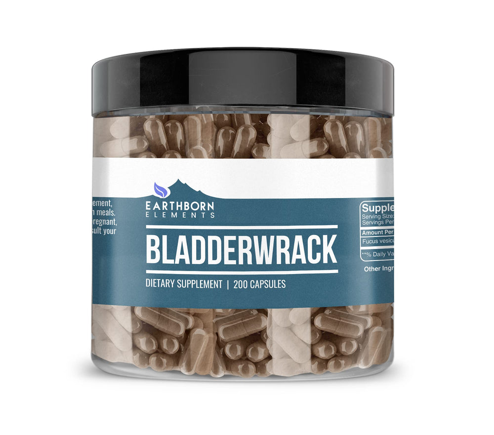 Earthborn Elements Bladderwrack 200 Capsules bottle front