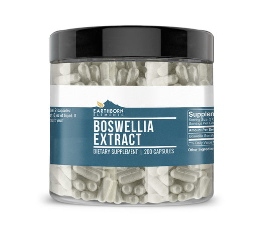 Earthborn Elements Boswellia Serrata Extract 200 Capsules bottle