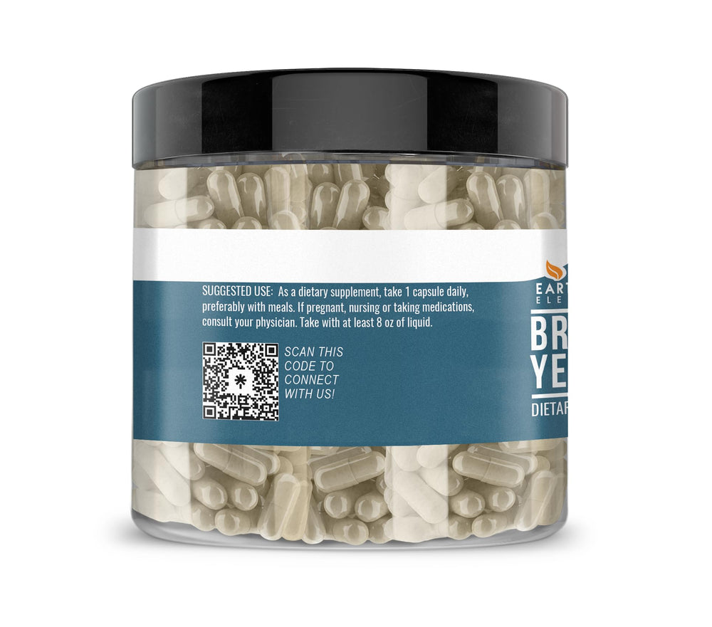 Bottle of Earthborn Elements Brewer's Yeast 200 capsules
