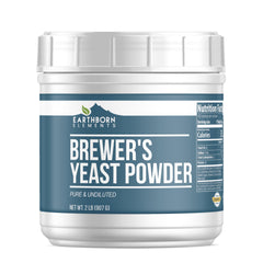 Earthborn Elements Brewer's Yeast Powder - Pure and Undiluted Inactive Yeast (2 lb)
