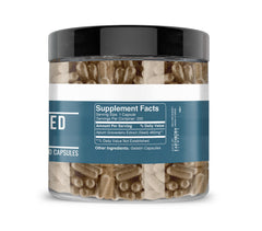 Close-up of Celery Seed Extract capsules