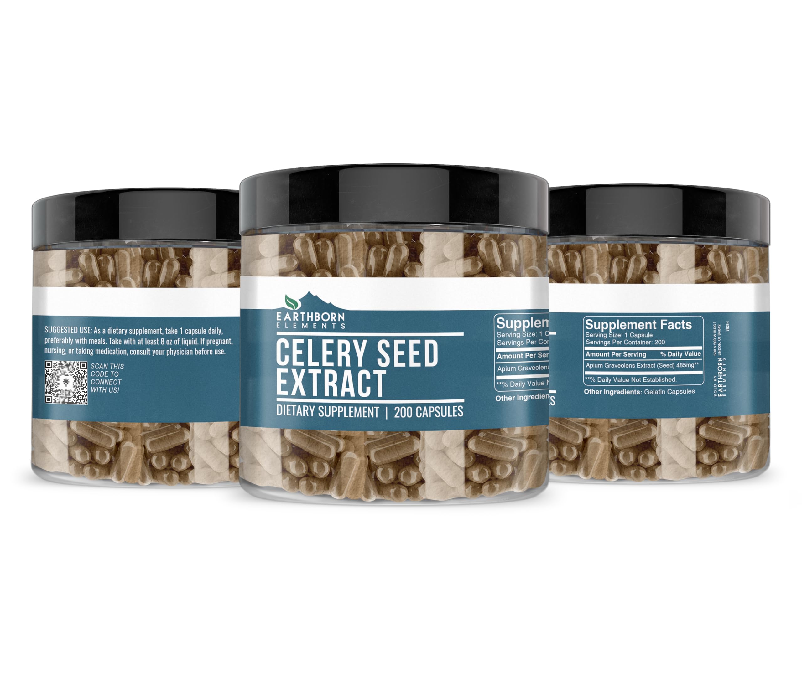 Ingredients and encapsulation details for Celery Seed Extract