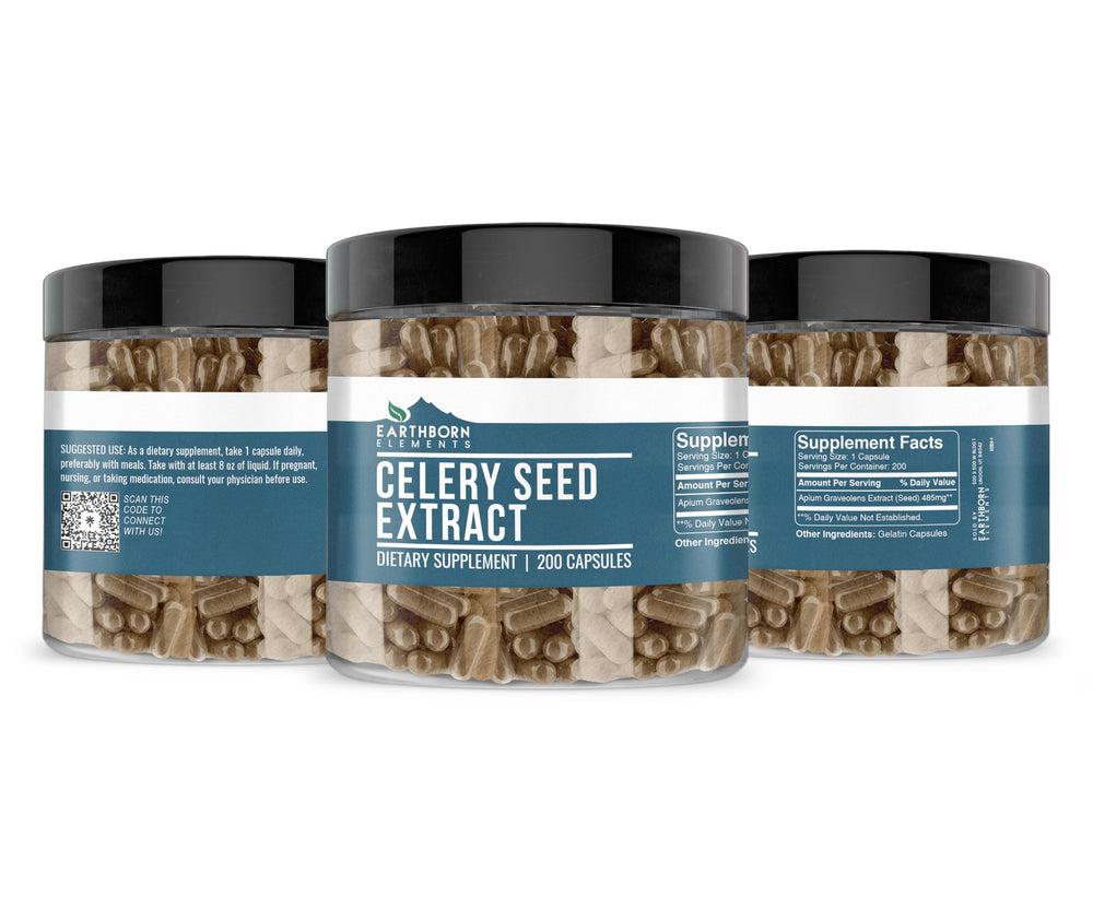 Ingredients and encapsulation details for Celery Seed Extract