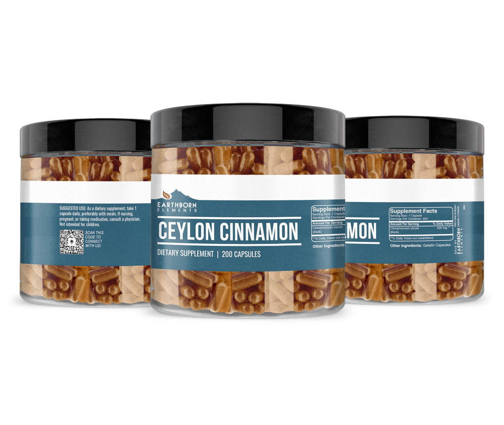 Pure and undiluted cinnamon capsules with no additives