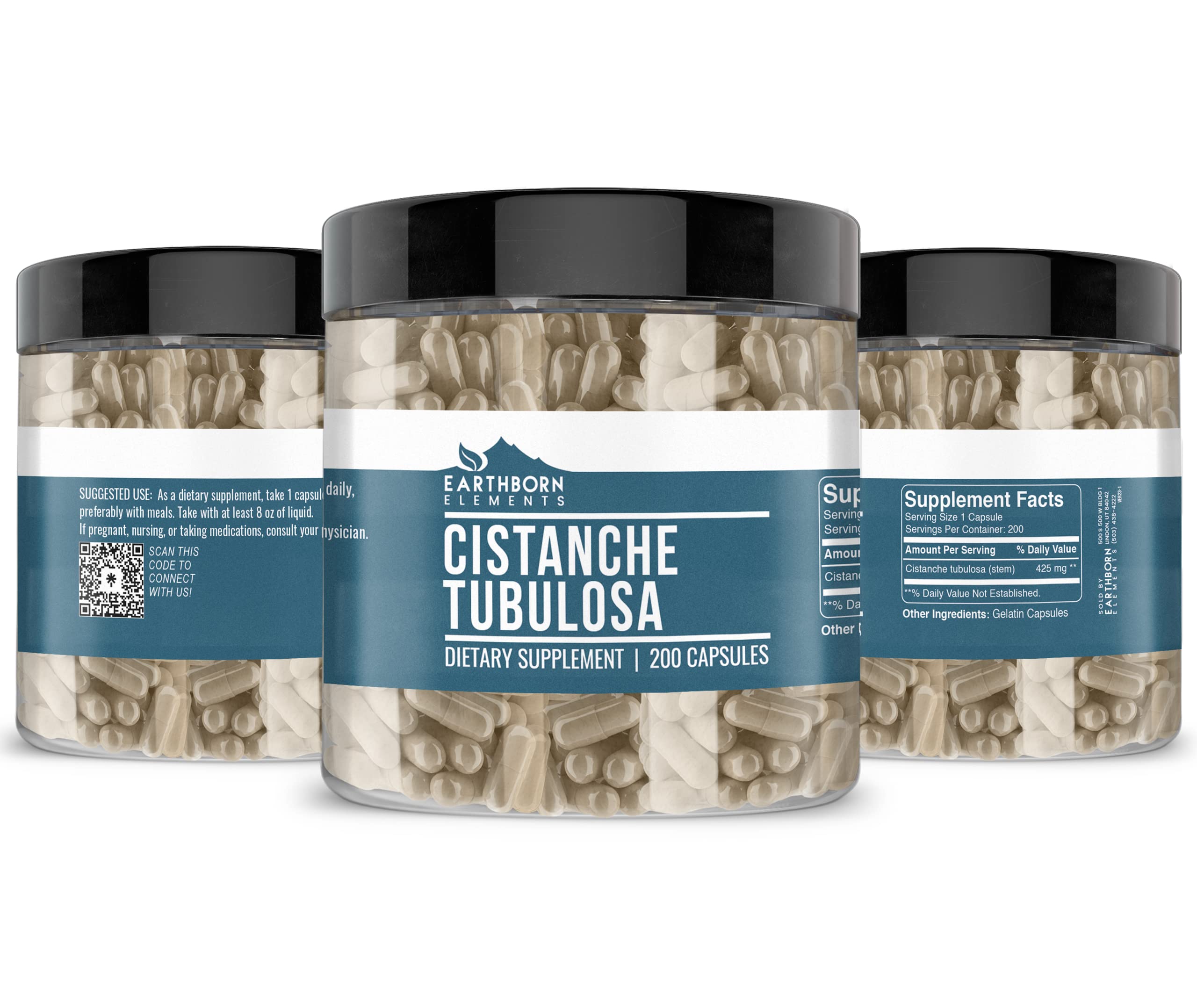 Earthborn Elements Cistanche Tubulosa packaging and bottle