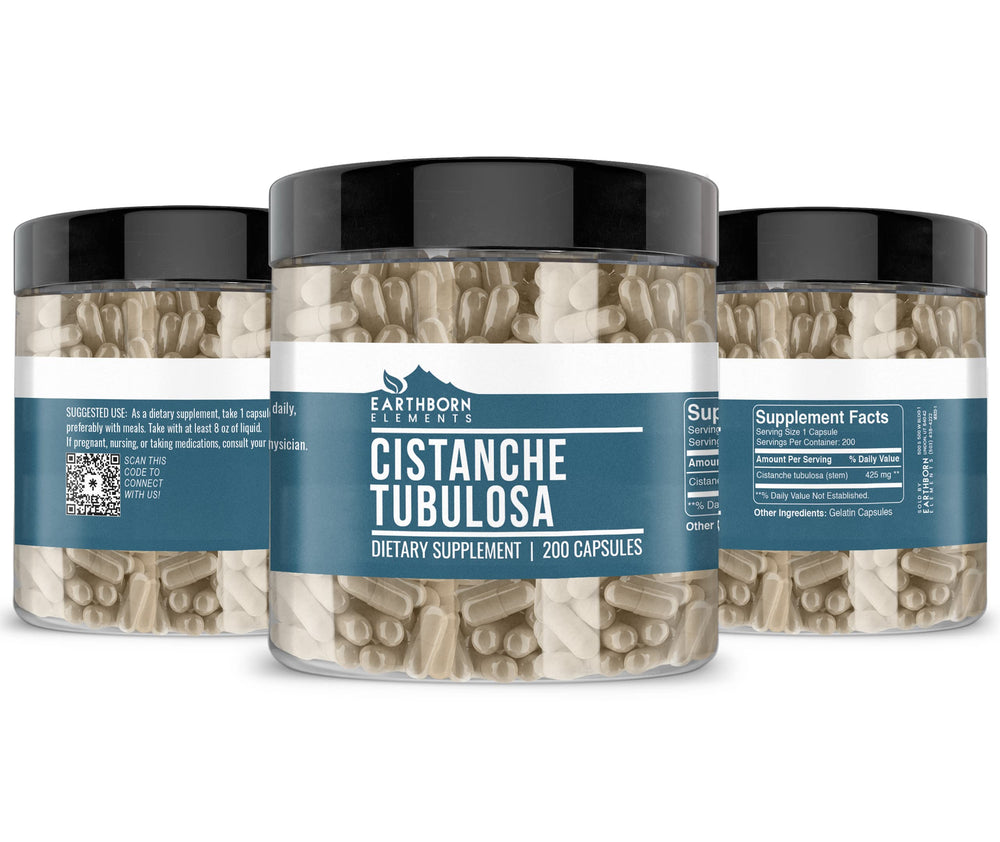 Earthborn Elements Cistanche Tubulosa packaging and bottle