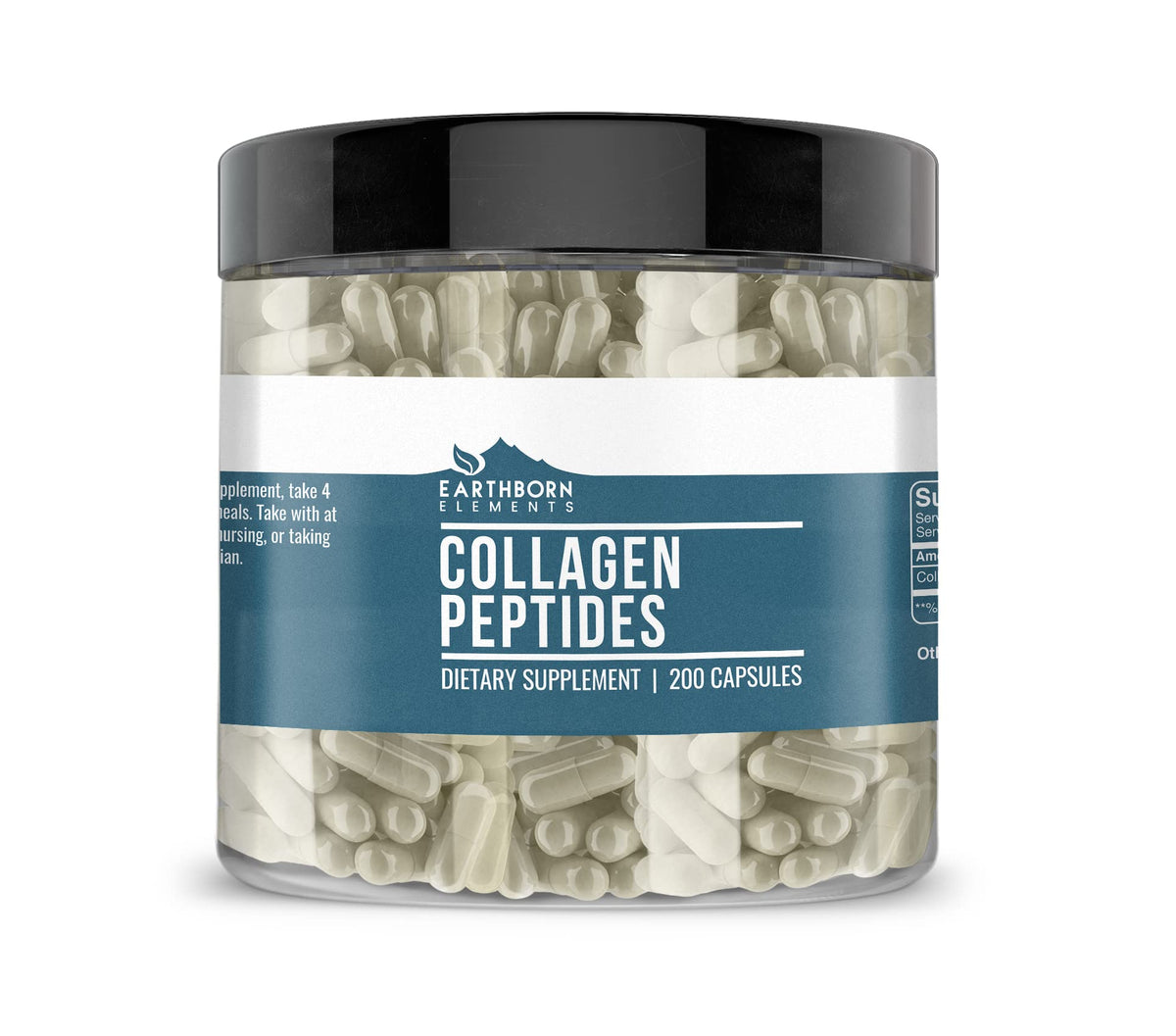 Earthborn Elements Collagen Peptides Capsules bottle
