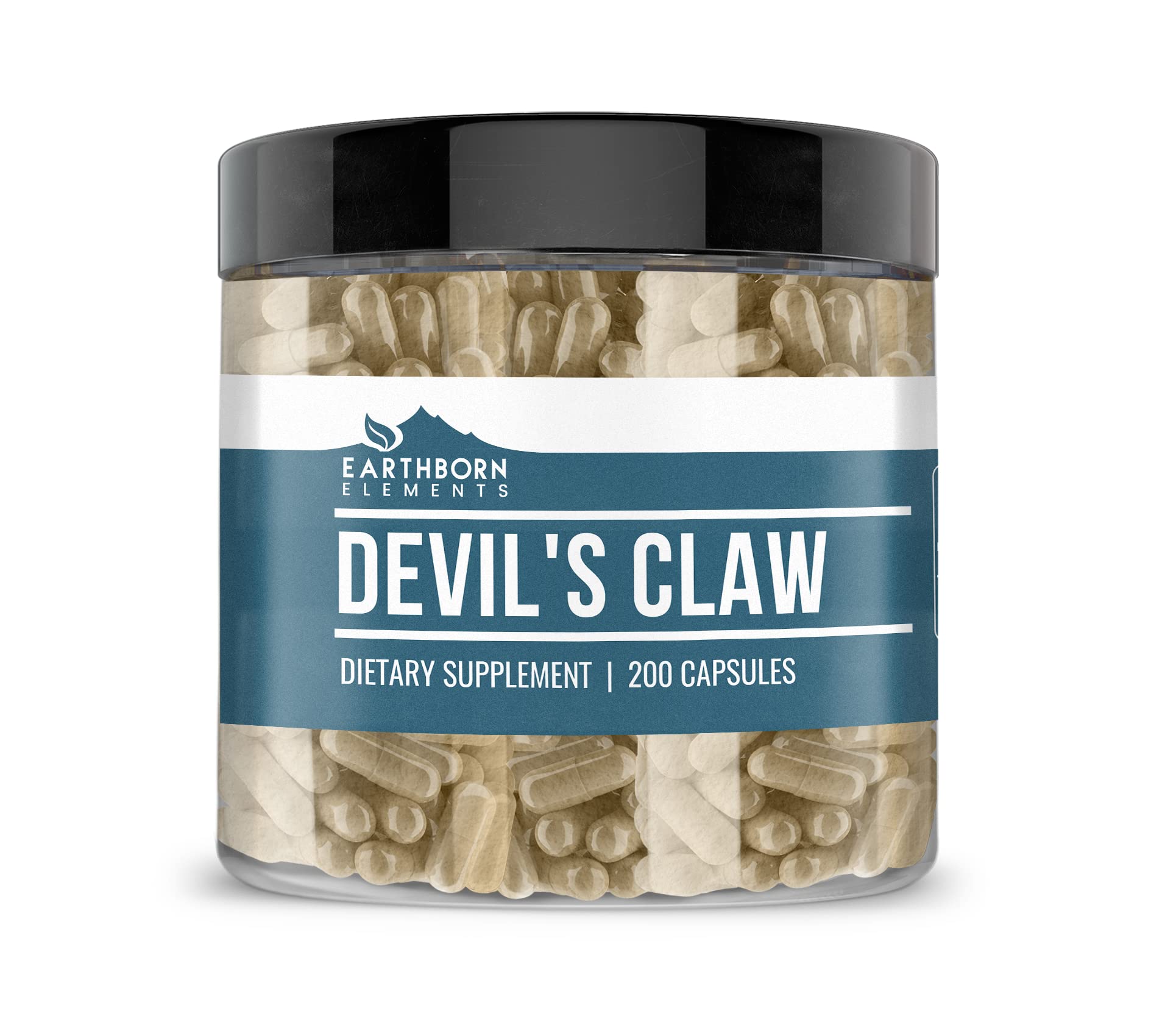 Earthborn Elements Devil's Claw Extract bottle - 200 capsules