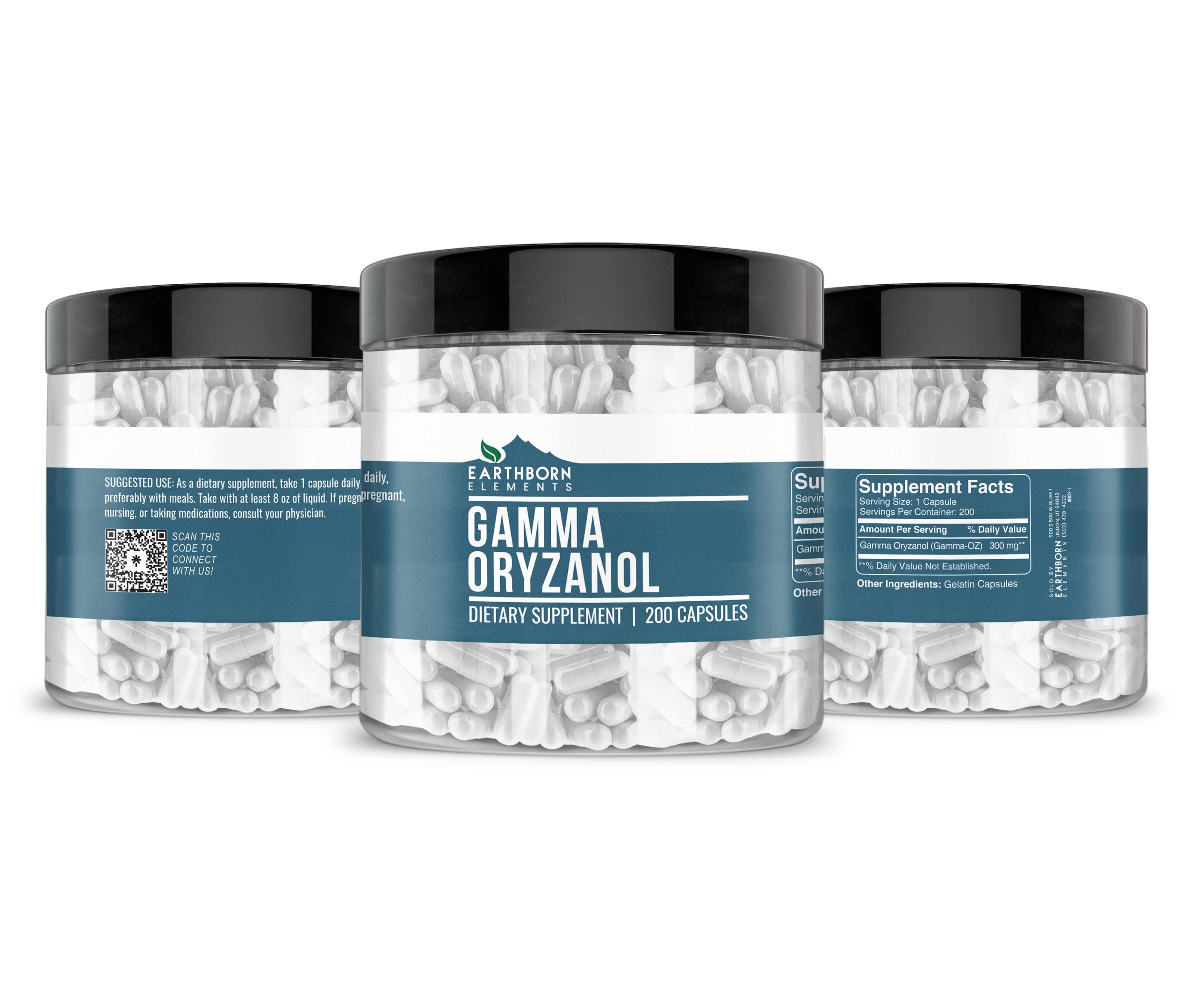 Close-up of a Gamma Oryzanol capsule