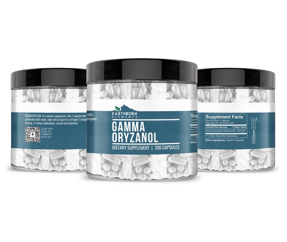 Close-up of a Gamma Oryzanol capsule