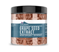 Earthborn Elements Grape Seed Extract bottle with 200 capsules