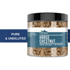 USA-encapsulated Horse Chestnut capsules label