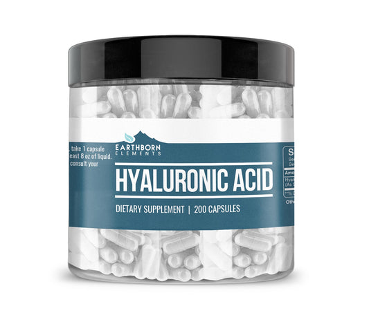 Earthborn Elements Hyaluronic Acid bottle front view