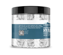 USA-encapsulated label on Hyaluronic Acid bottle