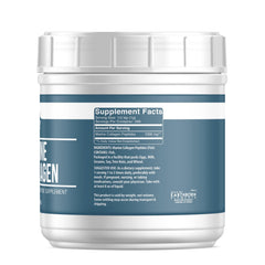 Label for Earthborn Elements Hydrolyzed Marine Collagen Peptides Powder