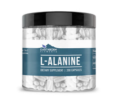 Earthborn Elements L-Alanine 200 Capsules bottle