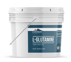 Front view of Earthborn Elements L-Glutamine bucket label