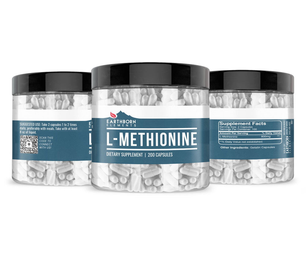 L-Methionine capsules encapsulated in the USA