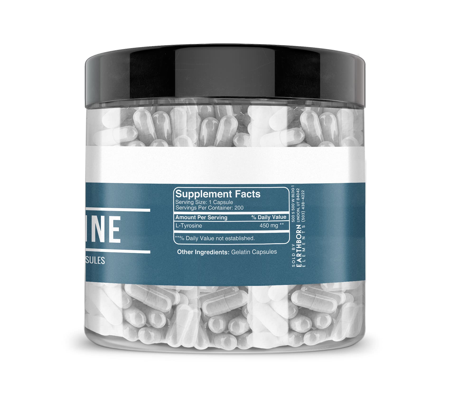 Back label showing purity and USA encapsulation