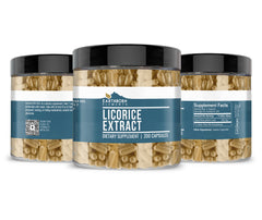 Earthborn Elements Licorice Extract Capsules label and bottle