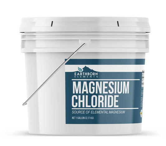 Label for Earthborn Elements Magnesium Chloride 1-Gallon