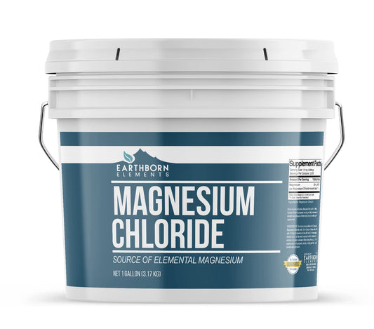 Earthborn Elements Magnesium Chloride 1-Gallon powder container front