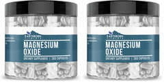 Earthborn Elements Magnesium Oxide 200 capsules per pack 2-pack front label
