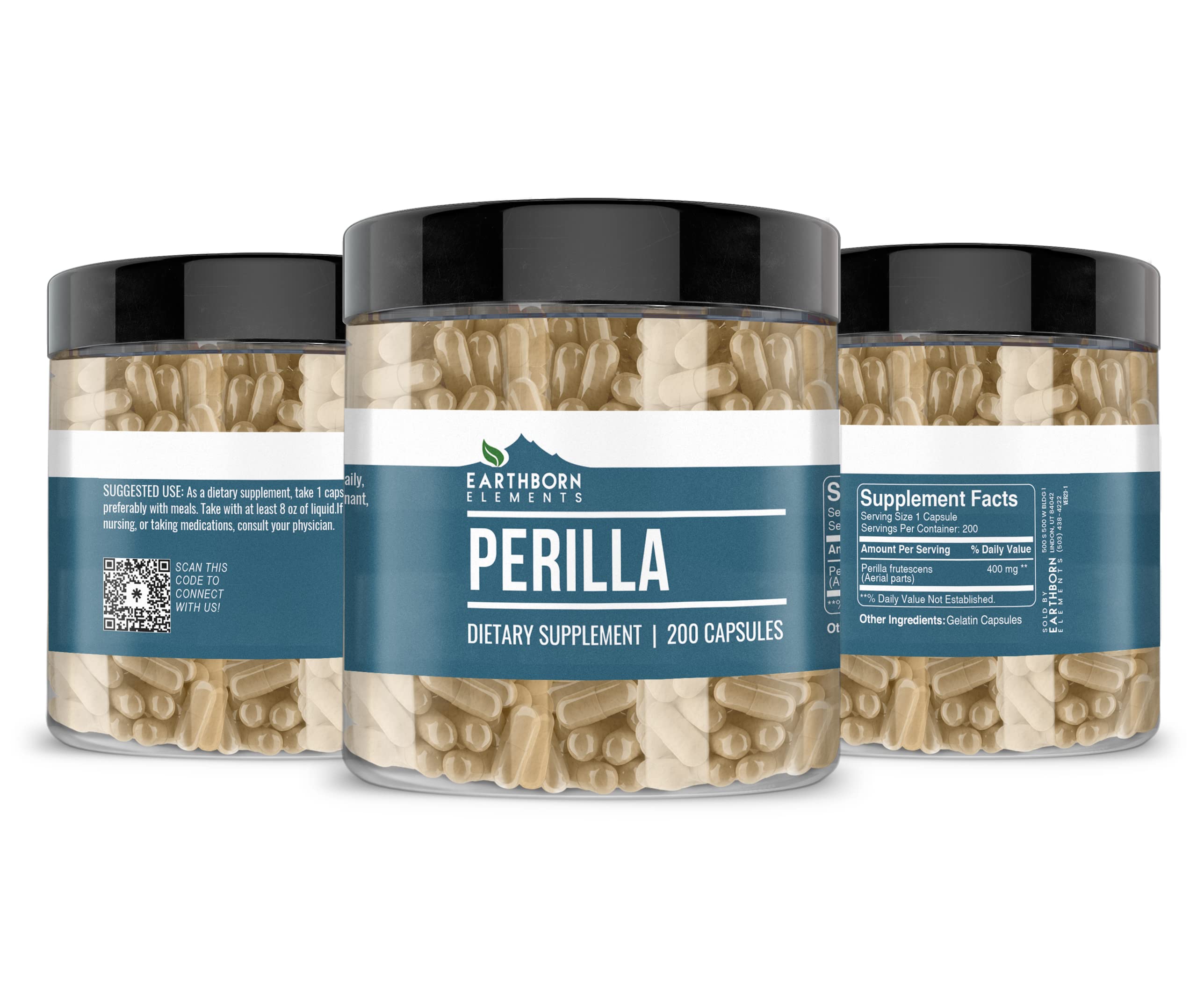 Pure and undiluted Perilla capsules graphic