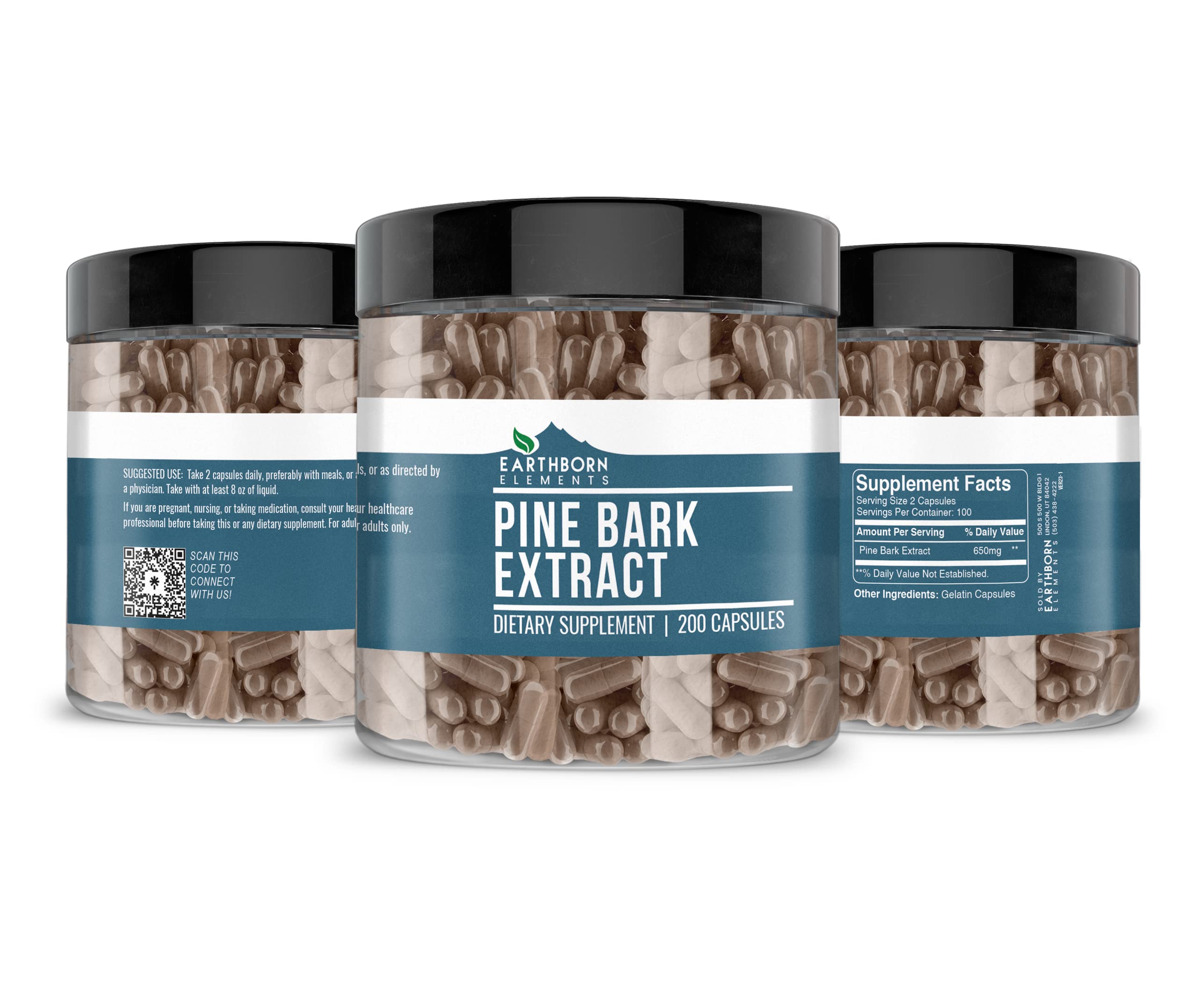 Pine Bark Extract capsules from Pinus Massoniana