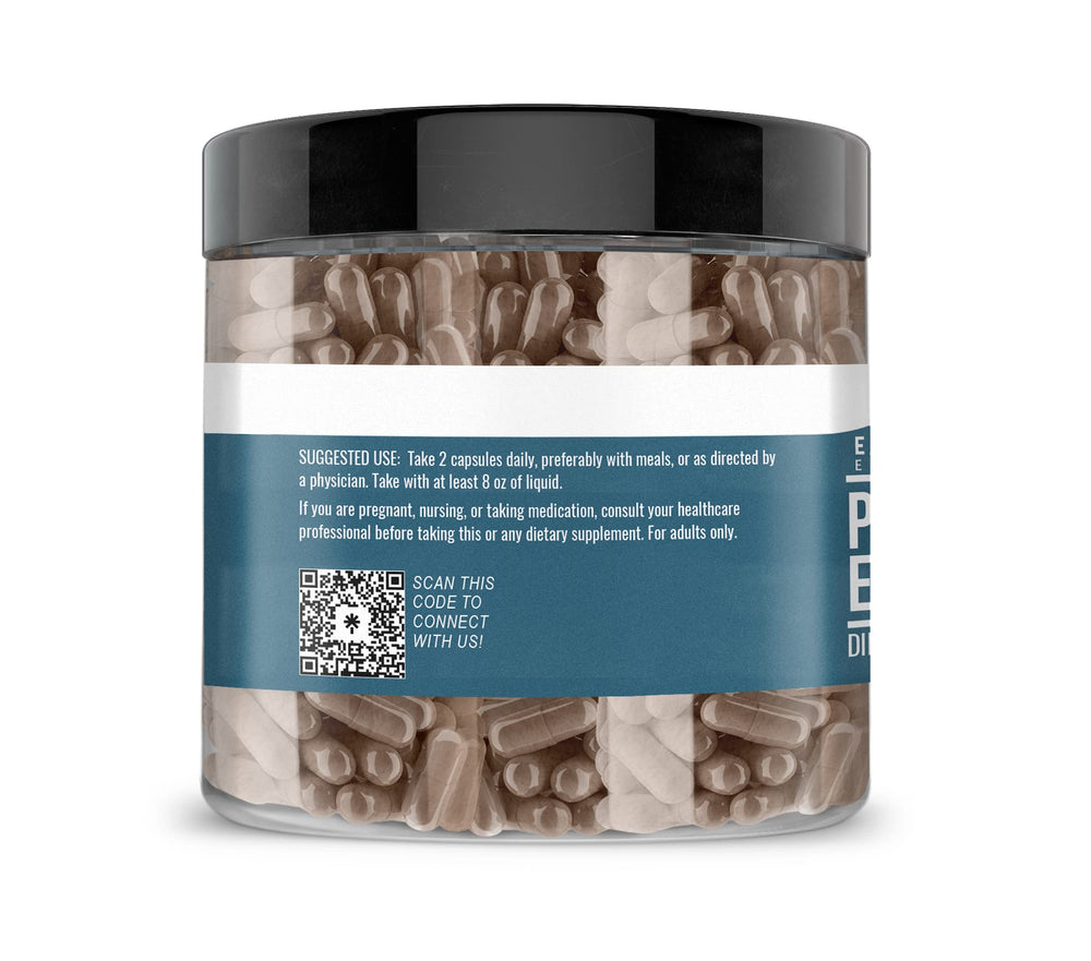 Pure and undiluted Pine Bark Extract capsules showing no additives