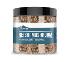 Earthborn Elements Reishi Mushroom 200 capsules – bottle front