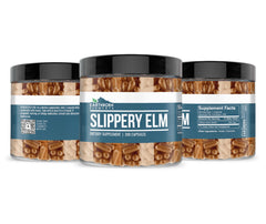 Earthborn Elements Slippery Elm 200 Capsules bottle side view