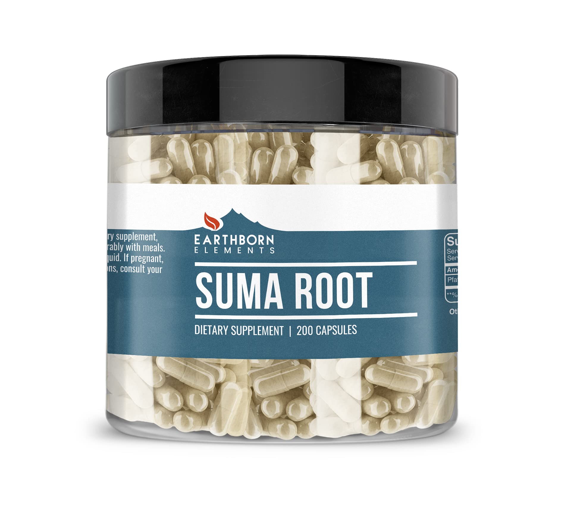 Earthborn Elements Suma Root capsules bottle