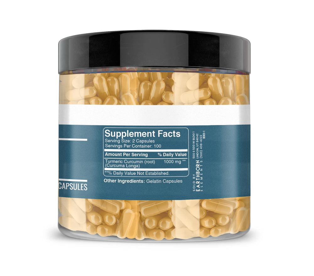 Pure and undiluted turmeric curcumin with no additives or fillers