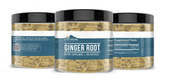 Ginger Root capsules encapsulated in USA